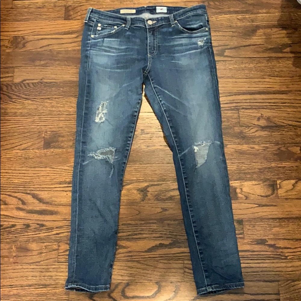 AG ripped jeans